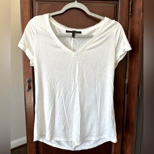 White House Black Market white tee